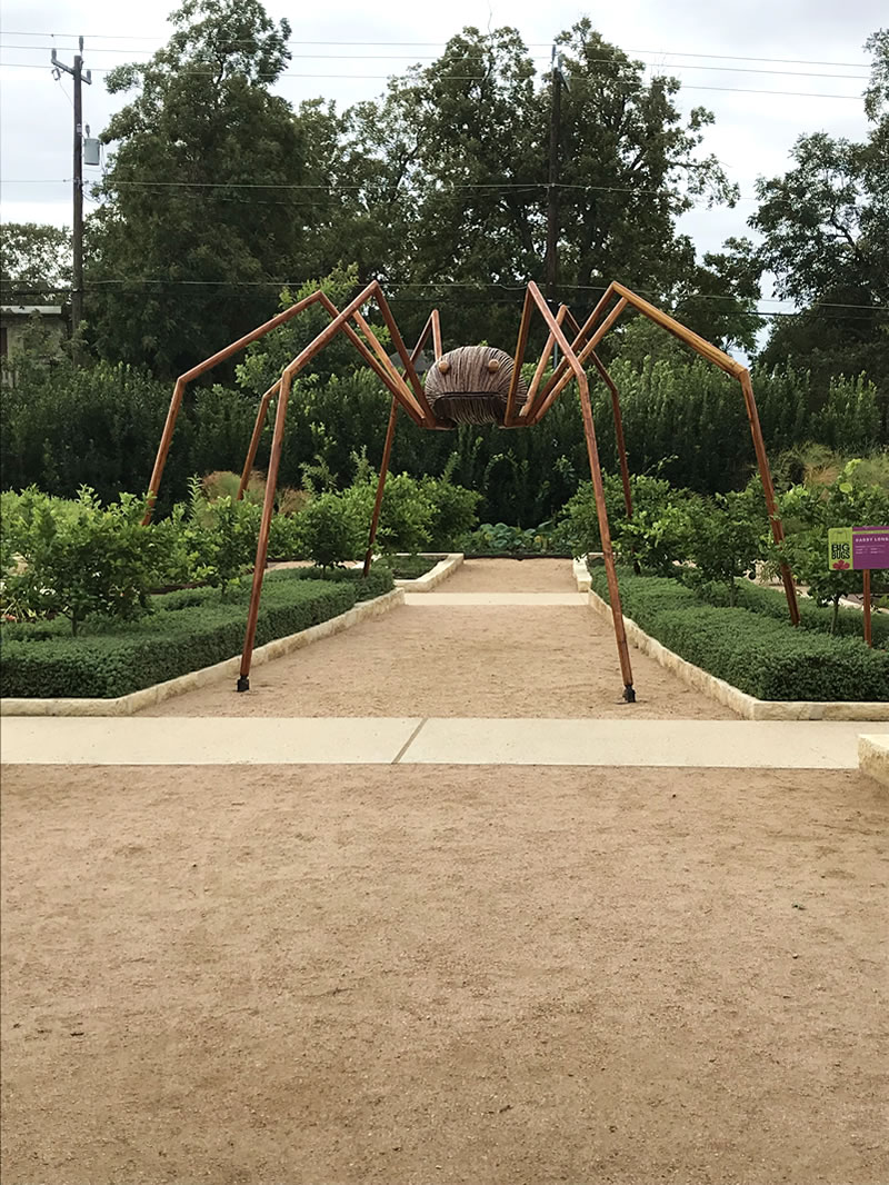 Daddy long legs - garden art