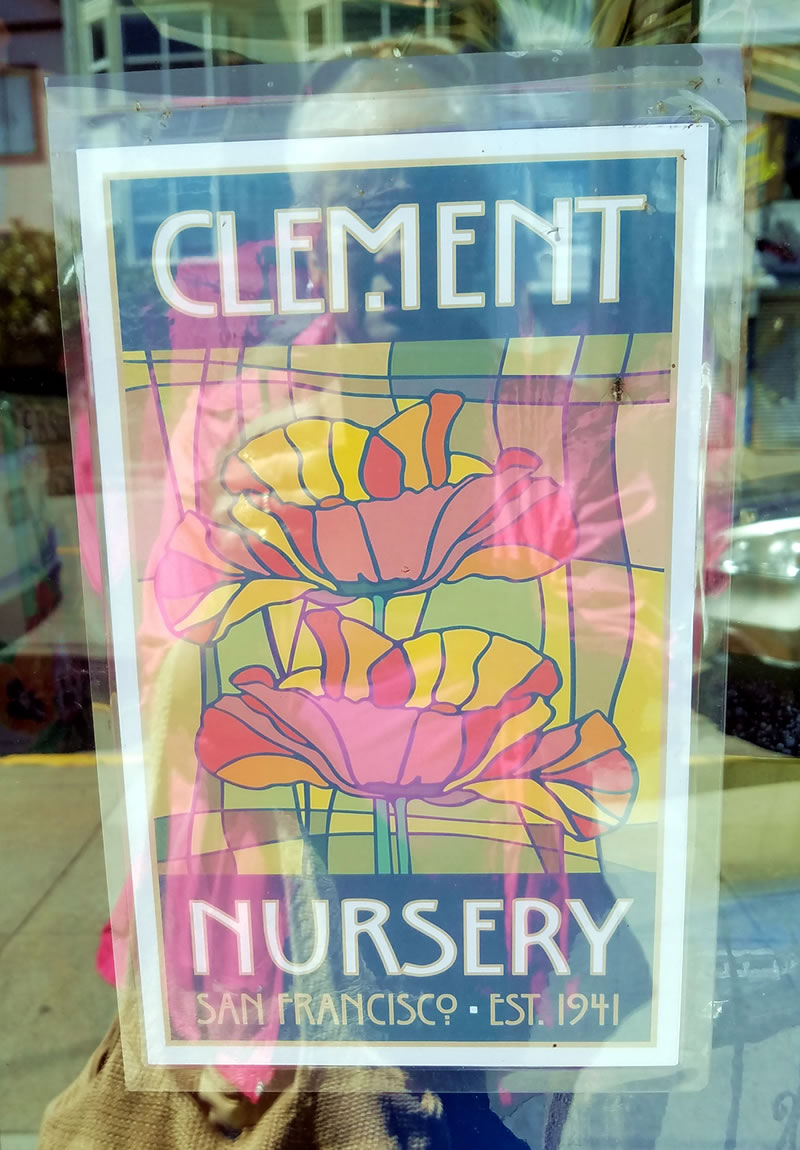 Clement Nursery sign on door