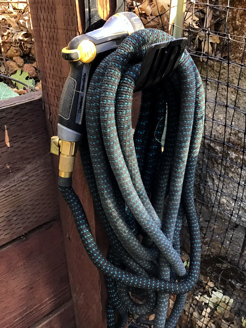 High quality garden hose with nozzle